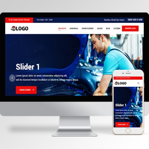 Araba Servisi Teması v1 Araba Servisi Teması v1