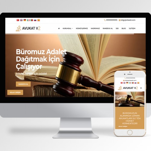 Avukat Teması v2 Avukat Teması v2