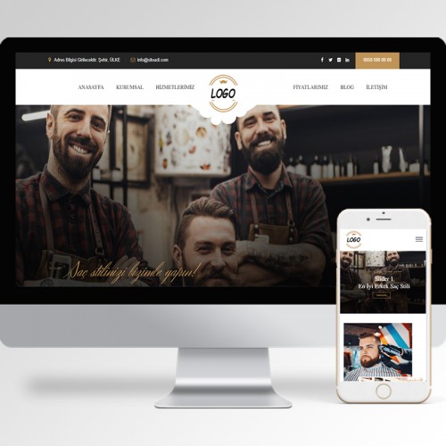 Berber Erkek Kuaförü Teması v3 Berber Erkek Kuaförü Teması v3