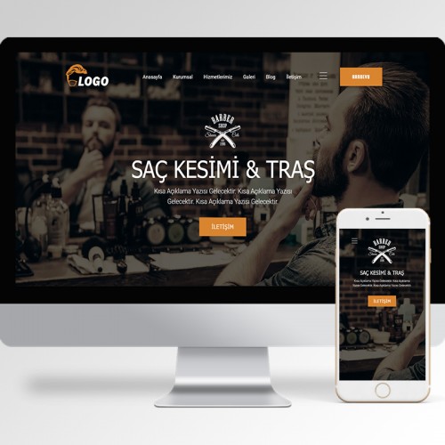 Berber Erkek Kuaförü Teması v4 Berber Erkek Kuaförü Teması v4