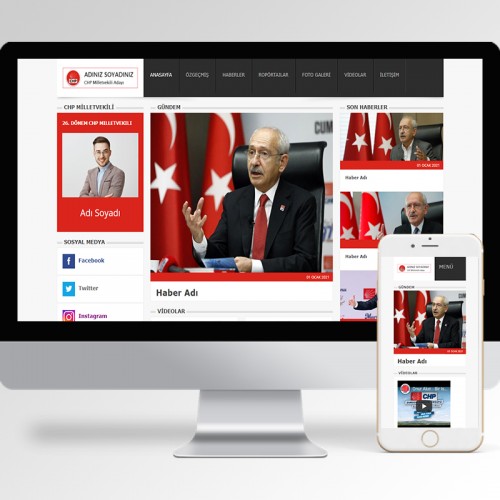 CHP Aday Parti Teması v2 CHP Aday Parti Teması v2