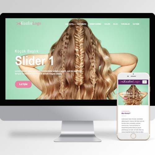 Kuaför Güzellik Salonu Teması v2 Kuaför Güzellik Salonu Teması v2