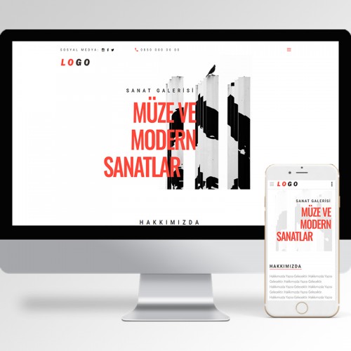 Sanat Galerisi Teması v1 Sanat Galerisi Teması v1