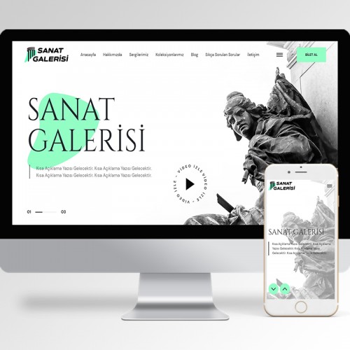Sanat Galerisi Teması v2 Sanat Galerisi Teması v2
